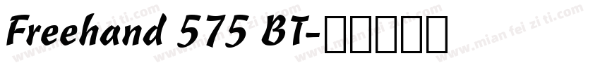 Freehand 575 BT字体转换